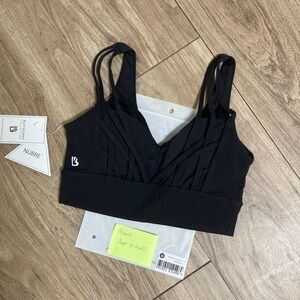 ($50) BuffBunny Monarch Bra - Black Diamond - S